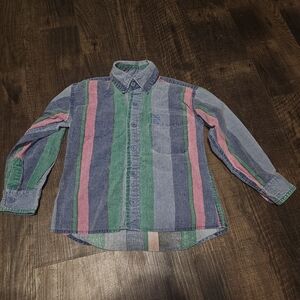 Vintage Sierra Pacific Striped Button Down Shirt